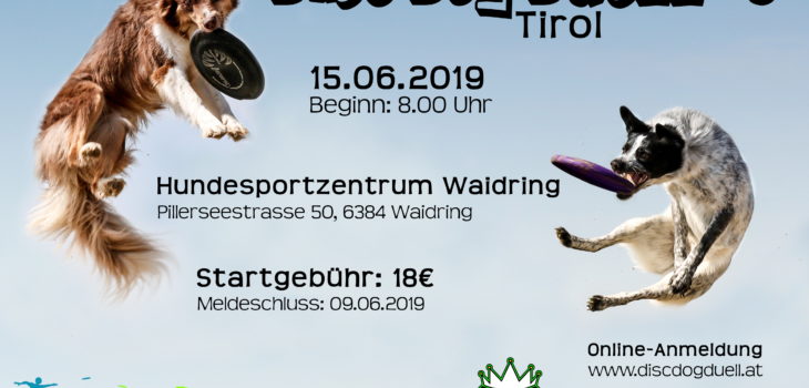 Dogfrisbee Turnier am 15.06.2019 in Waidring in Tirol